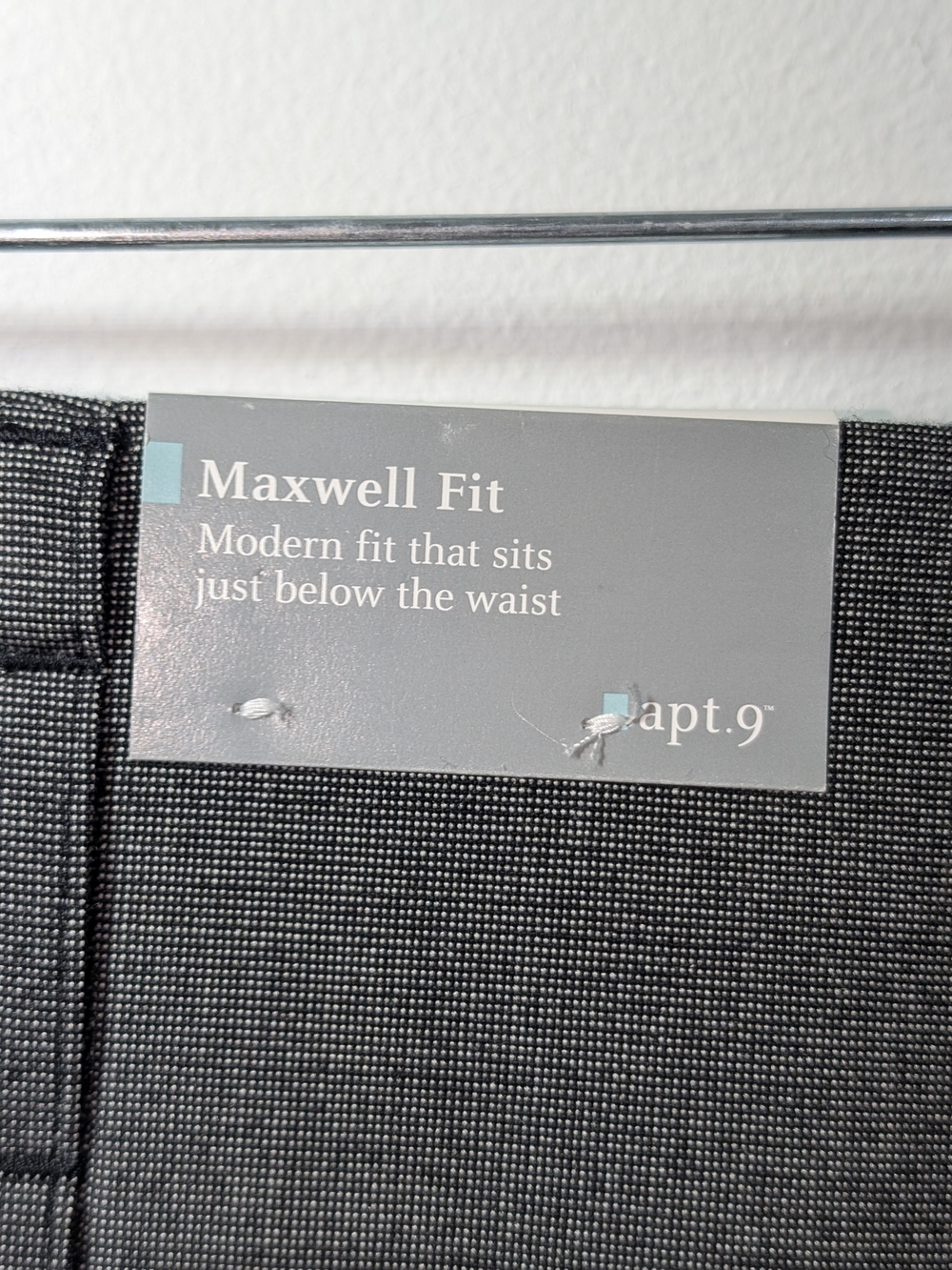Apt. 9 Charcoal Gray Maxwell Stretch Dress Trousers Womens 12 - Picture 3 of 7